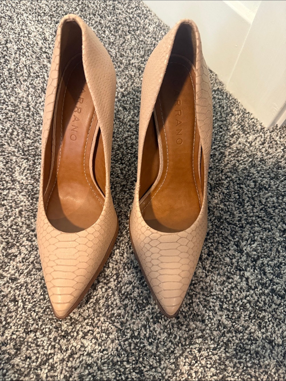 Nude Pointed-Toe Pumps 7